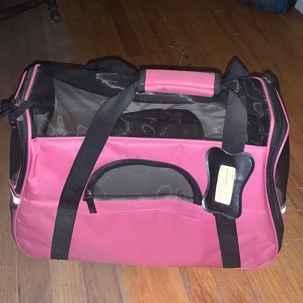 Pink Soft Pet Carrier / Bag